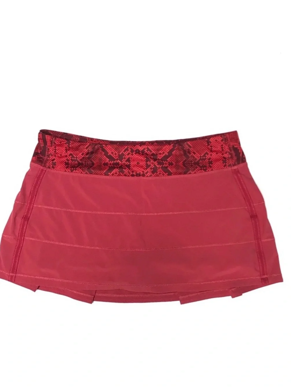Lululemon Pace Rival Skirt II Size 10 Cranberry
